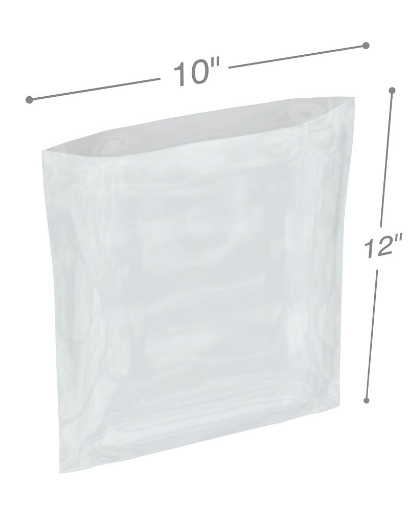 10 x 12 1.25 mil Poly Bags