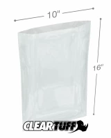 Clear 10 x 16 1.5 mil Poly Bags