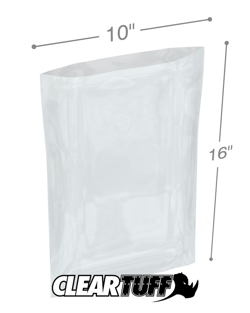 4 Mil 10 x 16 Poly Bags