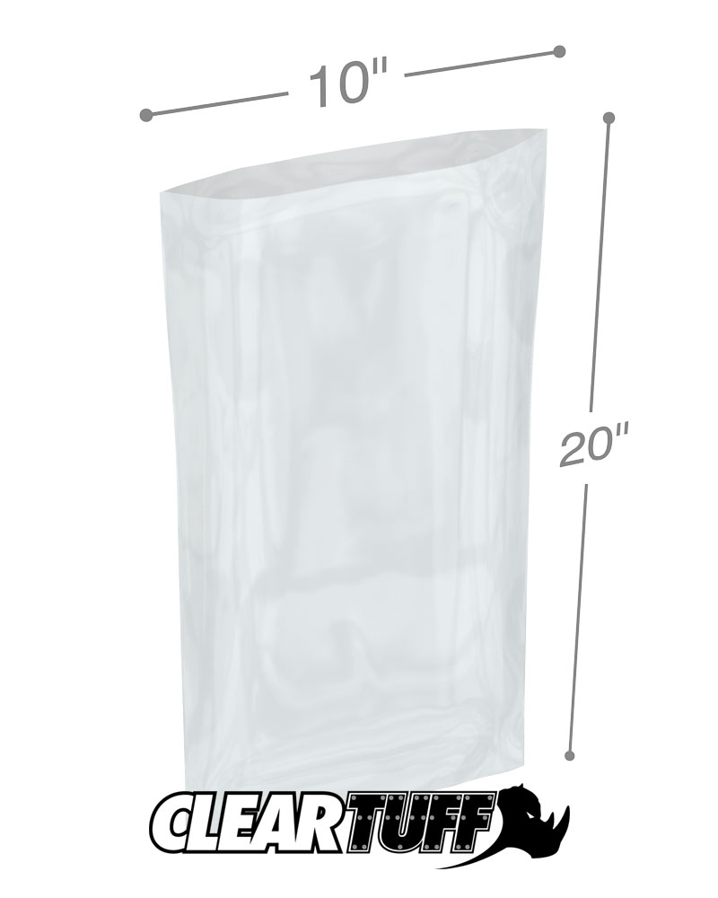 10 x 20 1 mil Poly Bags