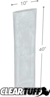 Clear 10 x 40 3 mil Poly Bags