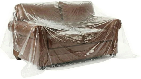 106 Inch x 45 inch 1Mil Poly Furniture Cover Bags - 70 inch Love Seat 70 inch loveseat size furniture plastic cover