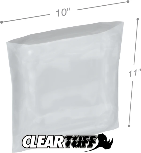 10 x 11 2 mil Poly Bags 10 x 11 2 mil Poly Bags