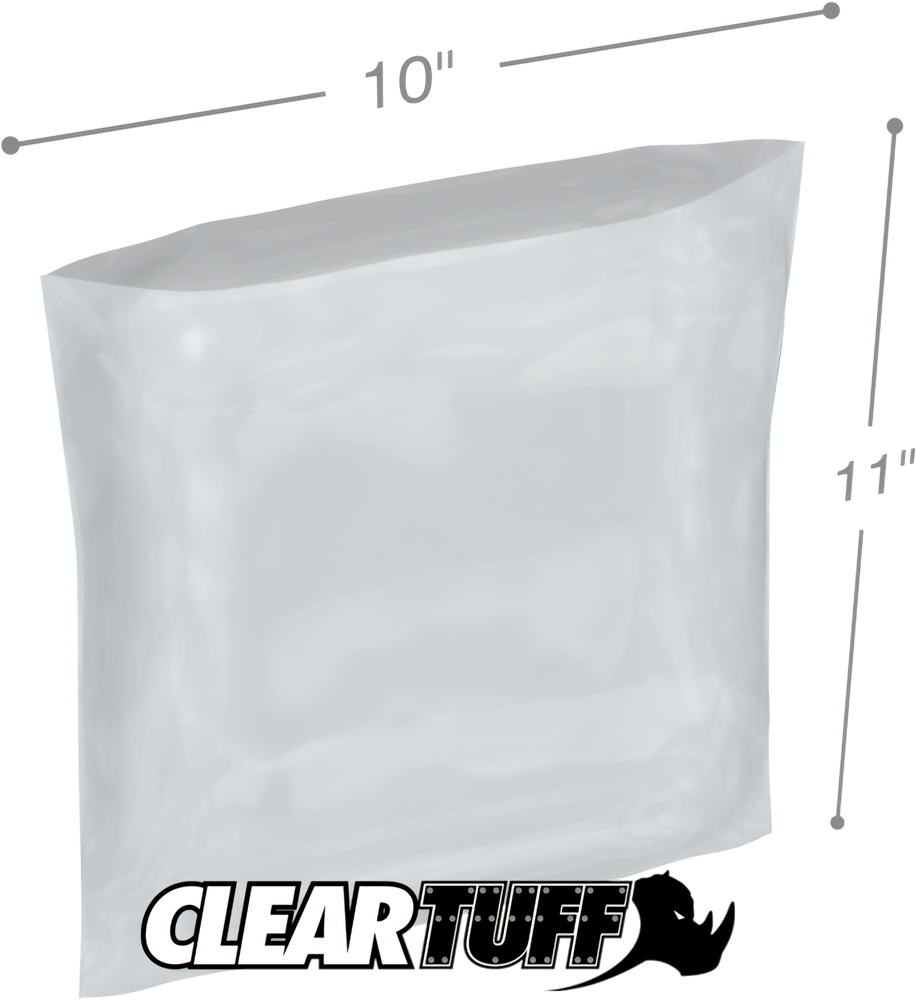 10 x 11 2 mil Poly Bags