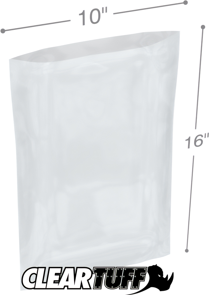 10 x 16 2 mil Poly Bags