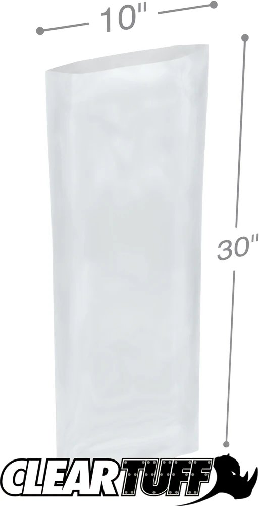 2 Mil 10 x 30 Poly Bags