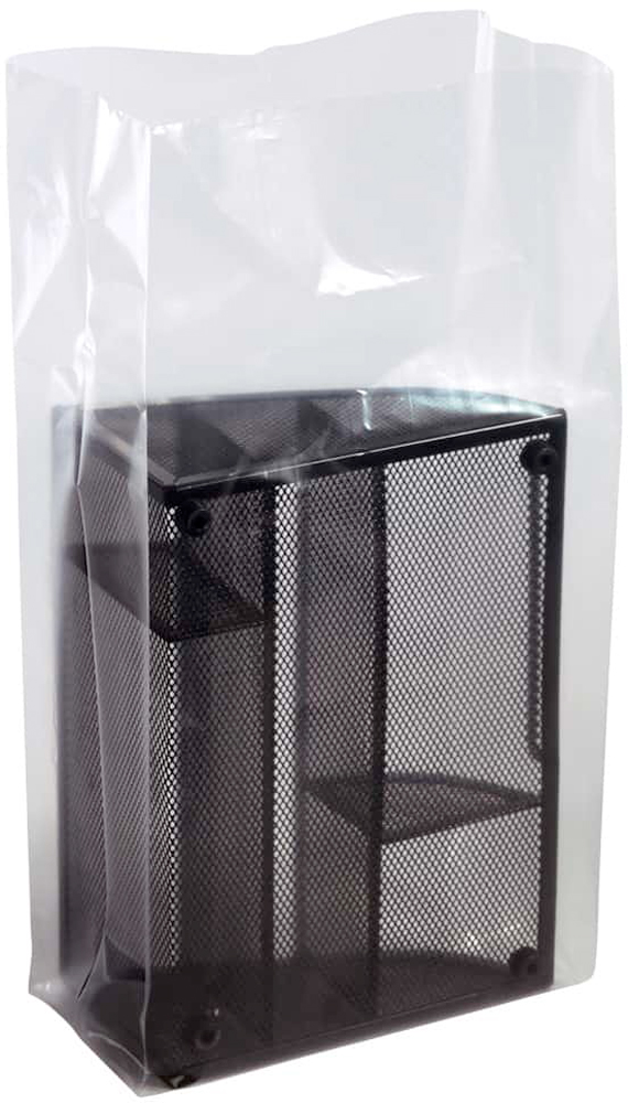 10 x 4 x 24 Gusseted Poly Bags 3 Mil 10 x 4 x 24 .003 Plastic Gusseted Bags
