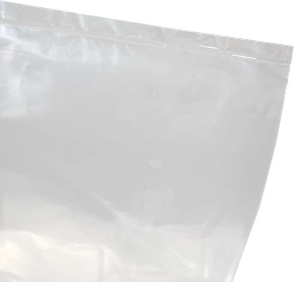 10x8x24 1 Mil Gusseted Poly Bags Bottom Seal 10 x 8 x 24 .001 Plastic Gusseted Bags Bottom Seal