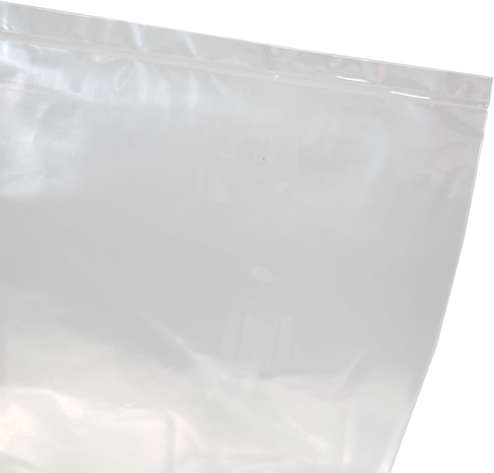 10 x 8 x 24 .001 Plastic Gusseted Bags Bottom Seal