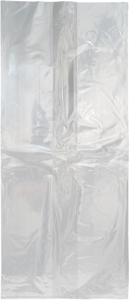 10x8x24 1 Mil Gusseted Poly Bags 10 x 8 x 24 .001 Plastic Gusseted Bags