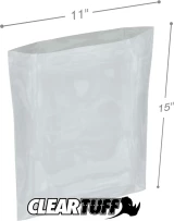 Clear 11 x 15 2 mil Poly Bags