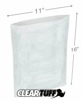 Clear 11 x 16 1.5 mil Poly Bags