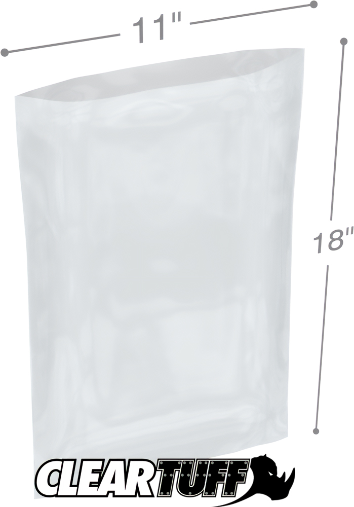 11 x 18 2 mil Poly Bags