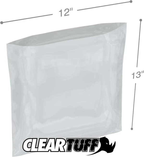 12 x 13 2 mil Poly Bags 12 x 13 2 mil Poly Bags