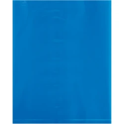 12" x 15" 2 Mil Blue Poly Bags