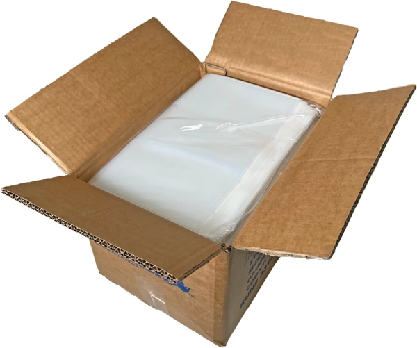 12 x 15 2 Mil Flat Poly Bags Case Case of 2 Mil 12 x 15 Poly Bags