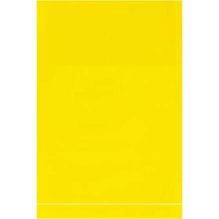 12 x 15 2 mil yellow poly bags