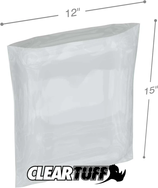 12 x 15 6 mil Poly Bags