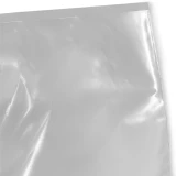 Close up of 12 x 18 1 Mil Flat Poly Bags Lip