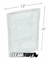 Clear 12 x 18 1.5 mil Poly Bags