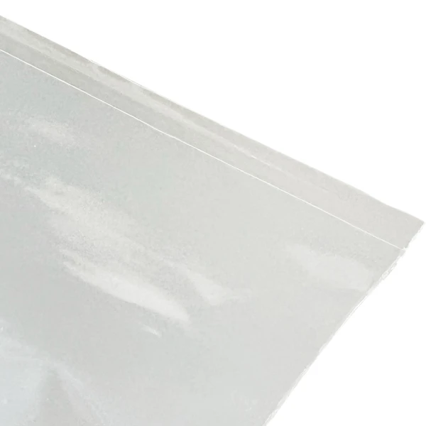 12" x 18" 2 Mil Flat Poly Bags Offset Lip 2 Mil 12" x 18" Poly Bags Offset Lip
