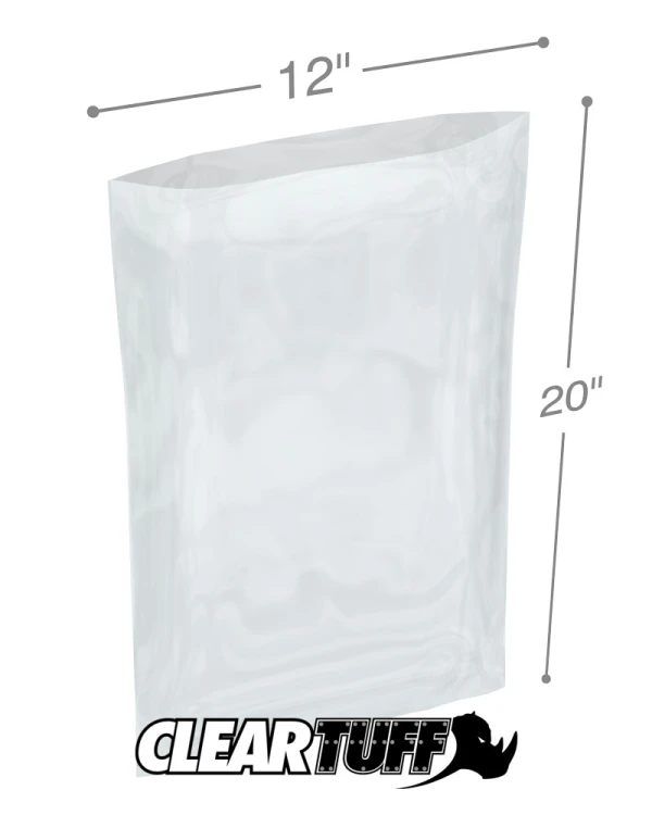 4 Mil 12 x 20 Poly Bags