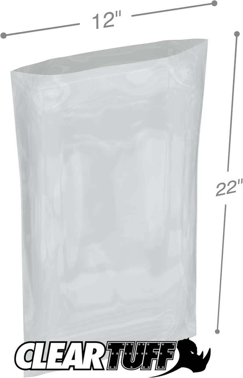 12 x 22 4 mil Poly Bags