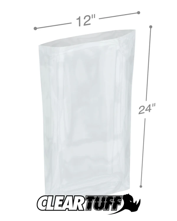 12 x 24 1 mil Poly Bags