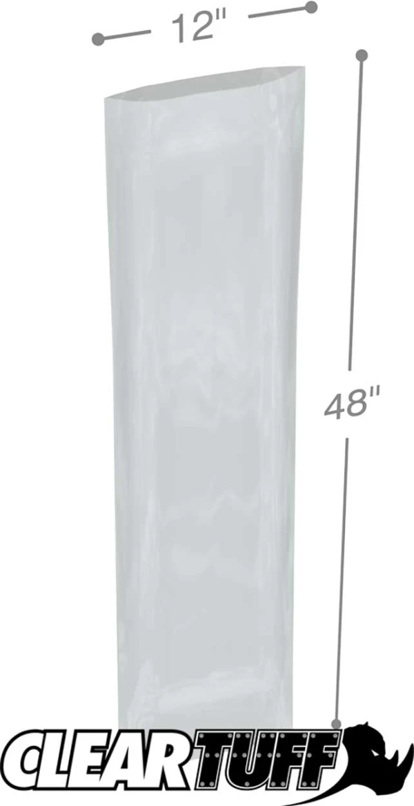 12 x 48 2 mil Poly Bags 12 x 48 2 mil Poly Bags