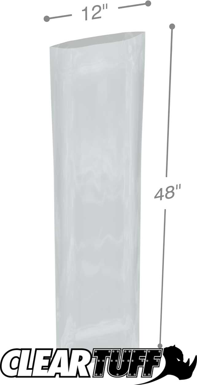 12 x 48 2 mil Poly Bags