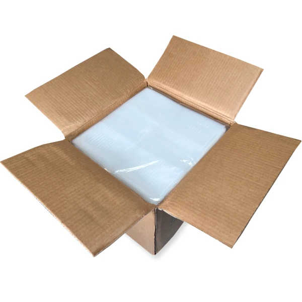 12 x 8 x 24 3 Mil Gusseted Poly Bags Case Case of 12 x 8 x 24 .003 Plastic Gusseted Bags
