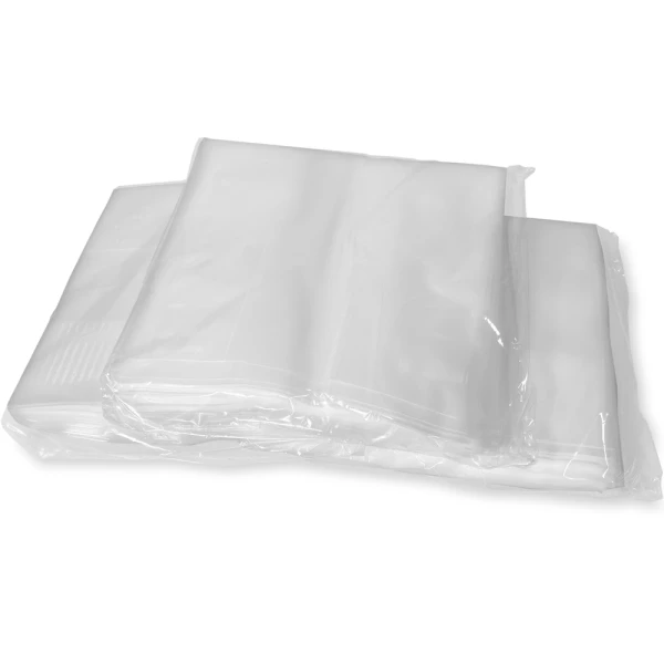 12 x 8 x 24 3 Mil Gusseted Poly Bags Innerpacks Innerpacks of 12 x 8 x 24 .003 Plastic Gusseted Bags