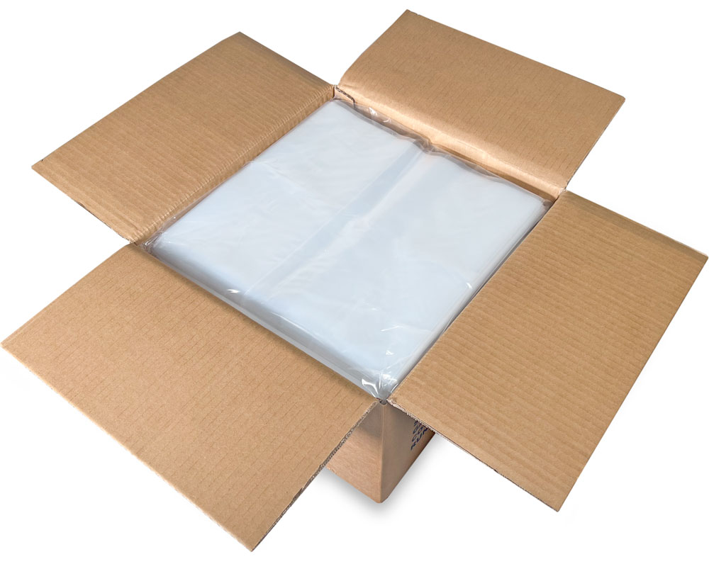 Case of 12 x 10 x 24 .002 Plastic Gusseted Bags