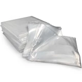 12 x 12 x 24 1.5 Mil Gusseted Poly Bags View of Stacked Inner Packs of Bags