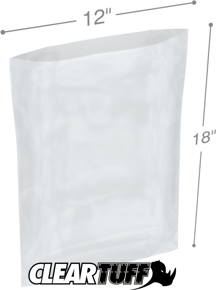 12 x 18 2 mil Poly Bags