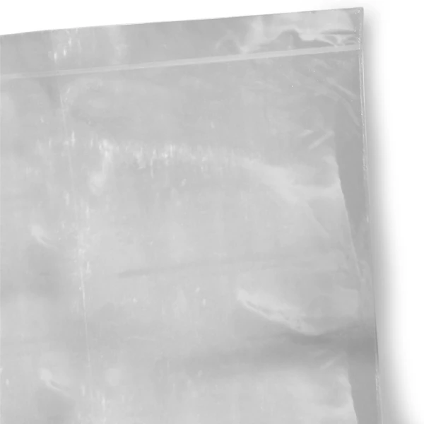 12 x 8 x 30 1 mil Food Utility Bags Bottom Seal Close up of 12 x 8 x 30 1 mil Food Utility Bags Bottom Seal