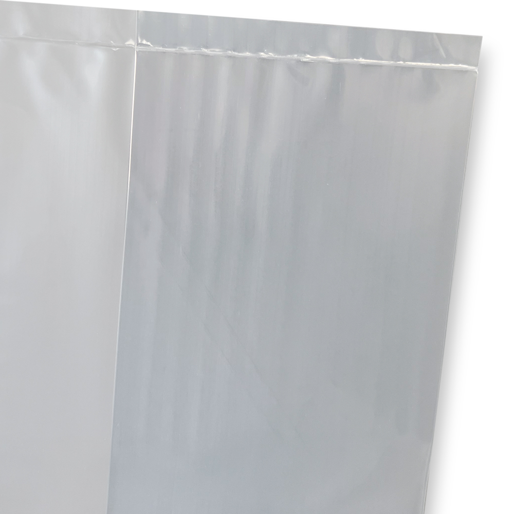 Bottom Seal of 12 x 8 x 30 .003 Plastic Gusseted Bags