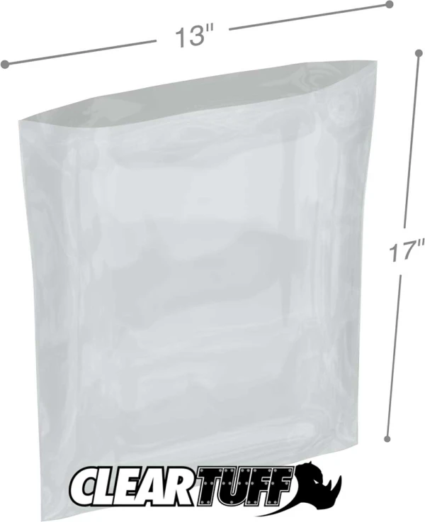 13 x 17 2 mil Poly Bags 13 x 17 2 mil Poly Bags