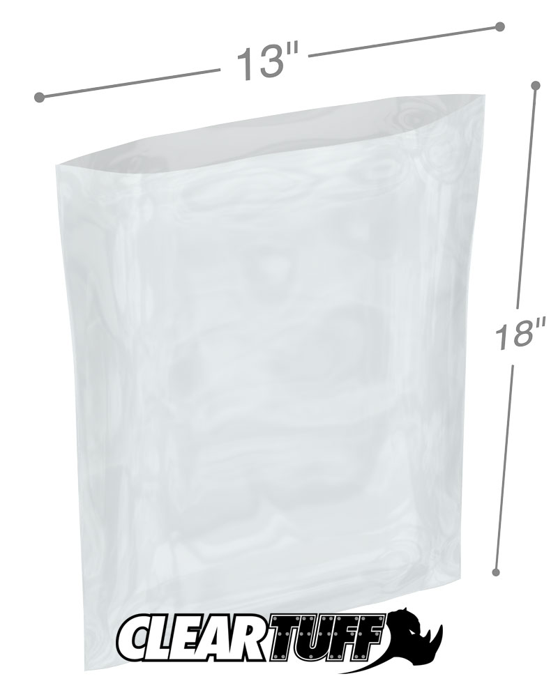 13 x 18 2 mil Poly Bags