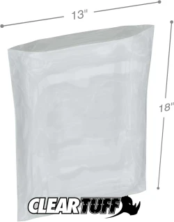 13" x 18" Flat Poly Bags