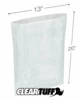 Clear 13 x 20 1.5 mil Poly Bags