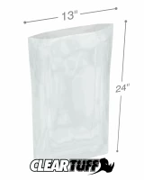 Clear 13 x 24 4 mil Poly Bags