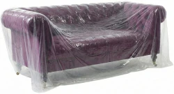 134" x 45" 1 Mil Poly Furniture Cover Bags - 100" Sofa or Couch