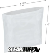 Clear 13 x 14 2 mil Poly Bags
