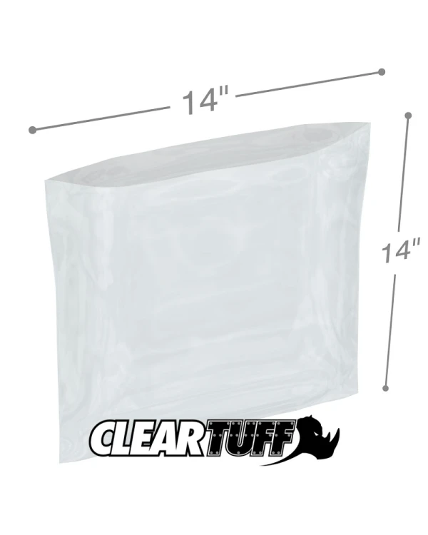 14 x 14 4 mil Poly Bags