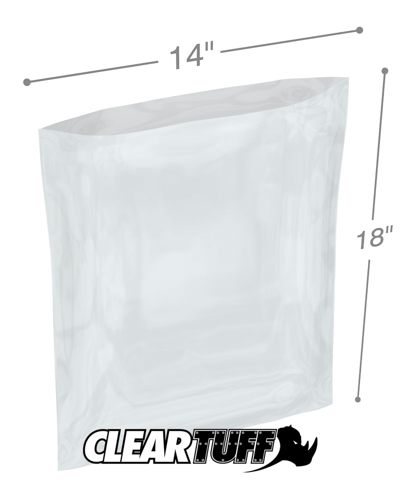 1.25 Mil 14 x 18 Plastic Bags