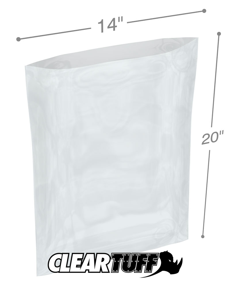 14 x 20 6 mil Poly Bags