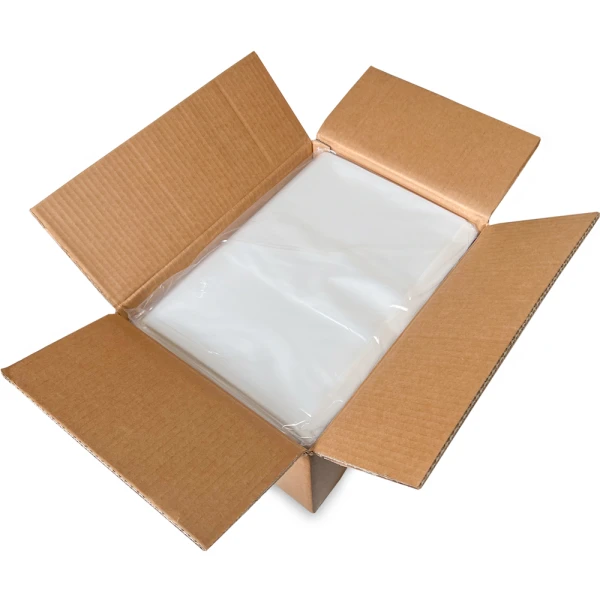 15 x 20 2 Mil Flat Poly Bags Case Case of 2 Mil 15 x 20 Poly Bags