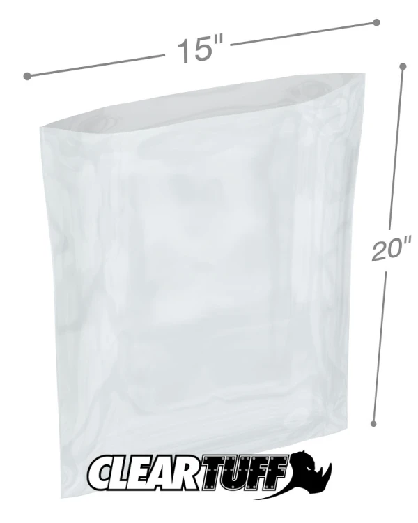 15 x 20 3 mil Poly Bags 15 x 20 3 mil Poly Bags
