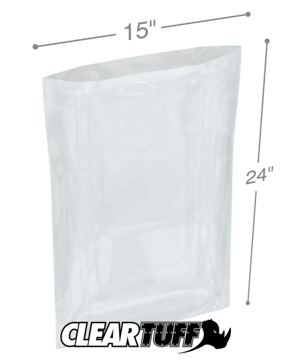 15 x 24 3 mil Poly Bags